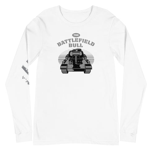 The Battlefield Bull Unisex Long Sleeve Tee - Mainstream Freedom